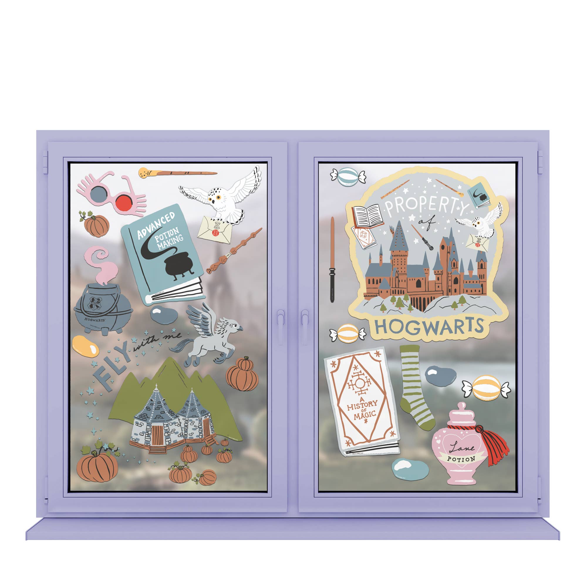 Conquest Journals - Wholesale Wall Decal/Stickers - Harry Potter Honeydukes Window Clings1