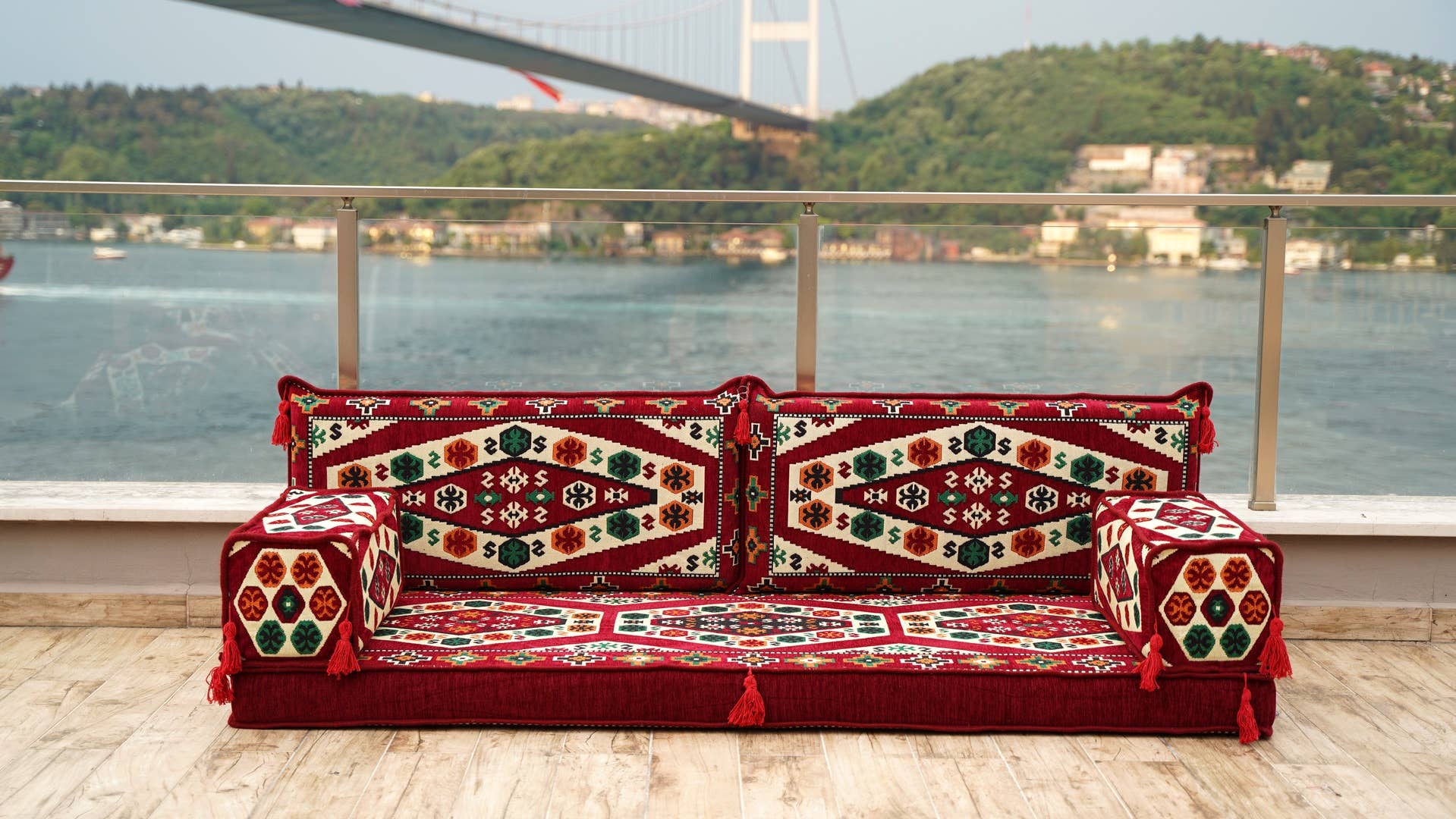 Arabic Sofa - Venta al por mayor Sofás - Conjunto de sofás árabes, sofá Majlis, rincón de lectura, sofá de suelo6
