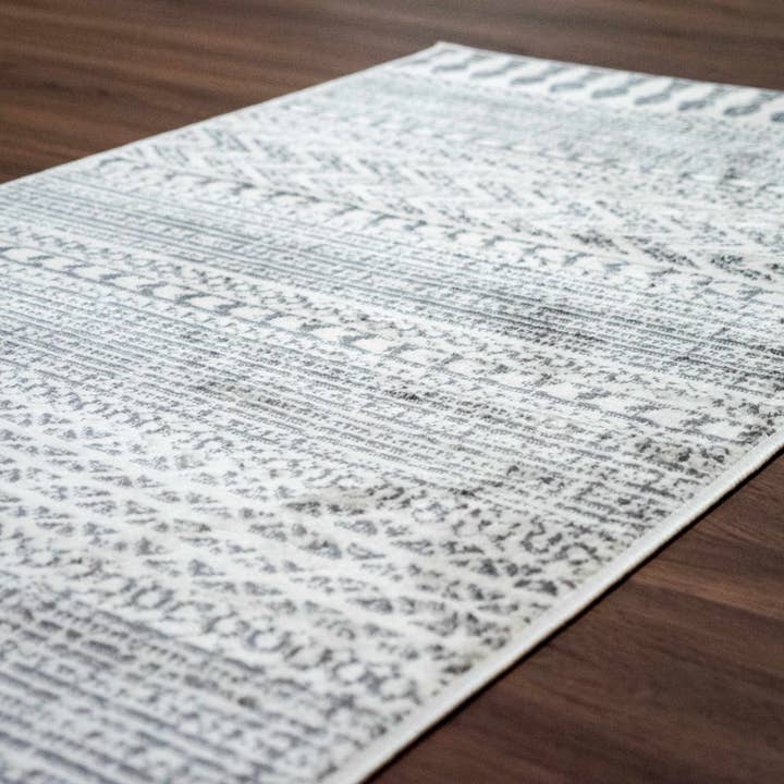 Hauteloom - Wholesale Area Rug - Tigri Aztec Ivory & Gray 2311 Area Rug - Clearance2