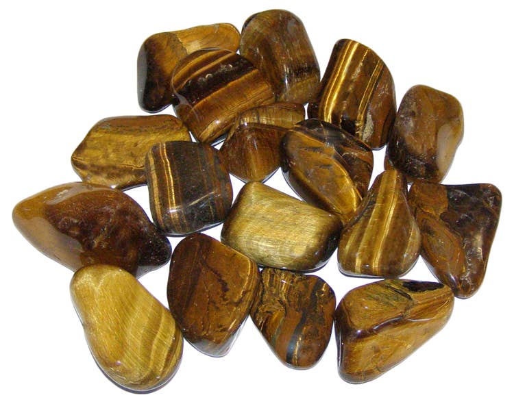 Crystal Magick Wholesale Ltd - Wholesale Spiritual Stone/Crystal - Tigers Eye Tumblestones (Weight)1