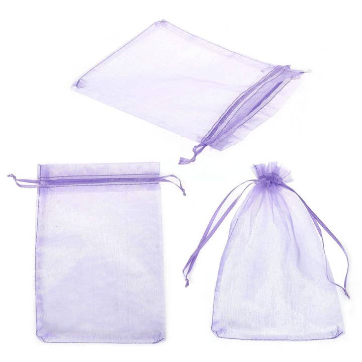 Zakka - Wholesale Gift Bag - 100pcs Organza Jewelry Gift Bag Pouch 2.75"X 3.5" (7 x 9 cm)