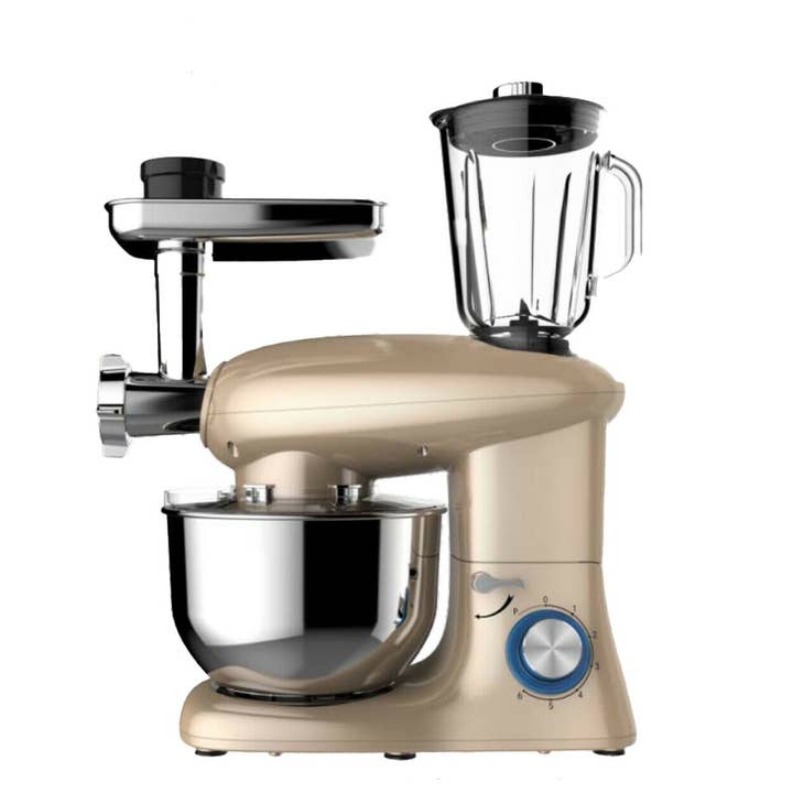 Royal Swiss - Vendita all'ingrosso Elettrodomestici da cucina - Robot da Cucina Multifunzione 3 in 1, Tritatutto - Frullatore - Impastatrice 6L