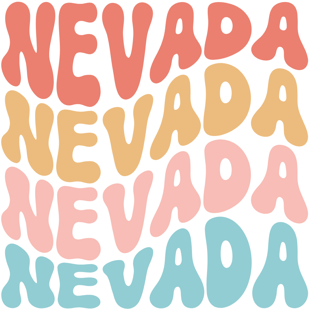 Daisy Mae Designs - Vente Aimants - Tous les 50 États Aimant Fort Acrylique Police Rétro – 2"x2"26