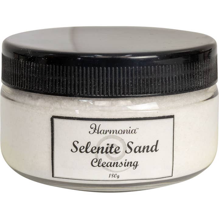 Kheops International - Wholesale Meditation Supplies - Gemstone Sand Jar 180 Gr - Selenite (Each)