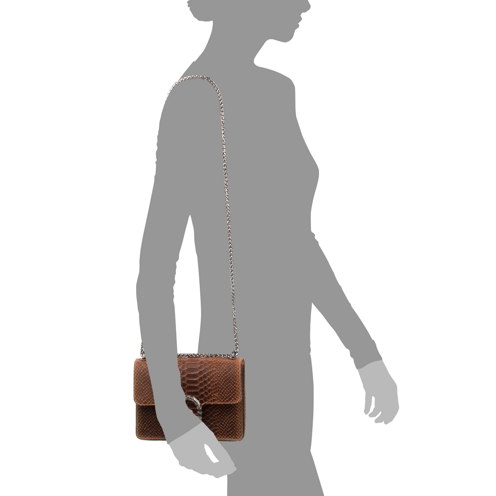 FIRENZE ARTEGIANI – Mala com alça superior – Mulher por atacado – Bolsa Feminina Lorenza de Camurça em Couro Legítimo com Estampa de Cobra11