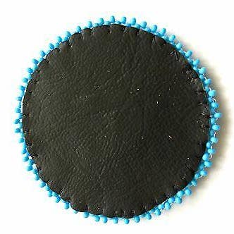 BEADS CORNER - Wholesale DIY Craft Kit - Blue Red Yellow Fire Pattern Seed Beaded Art & Craft Applique Patch Q31/1