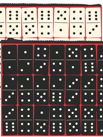 Domino Zipper Pouch for engroshandel hos Linnea Design