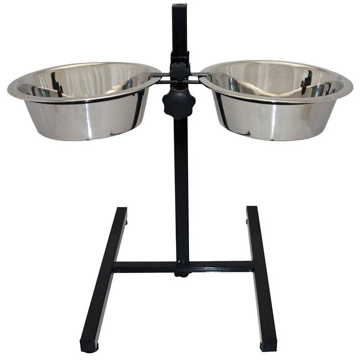 Adjustable Double Diner 21.5cm / 8.5" for wholesale by Happy Pet Products Ltd
