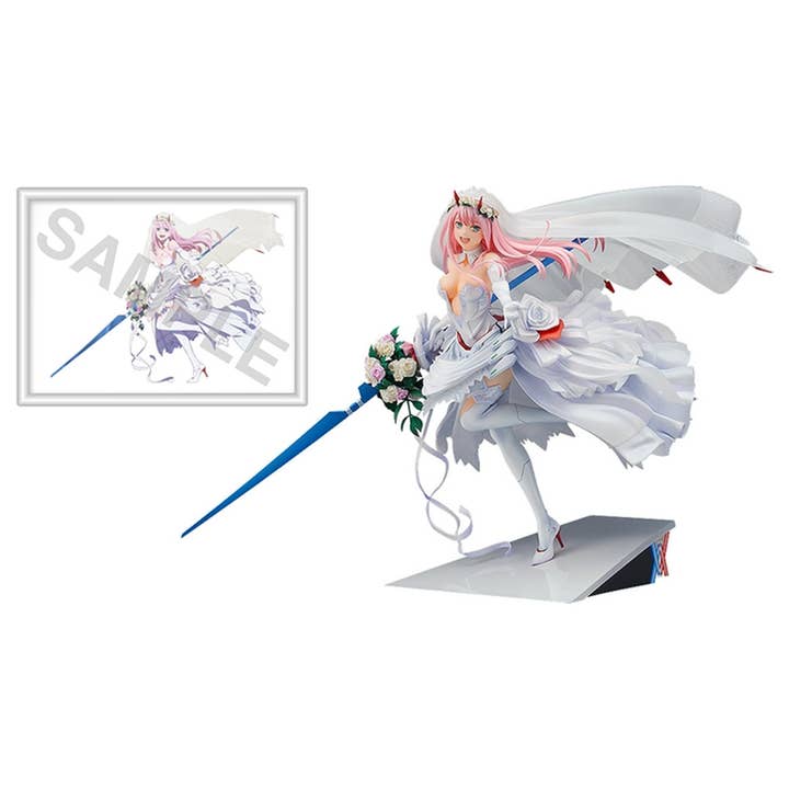 Good Smile Company: Darling in the Franxx - Zero Two (For My Darling) 1/7 Scale Figure with XX Memorial Board for wholesale by The Shumi Company