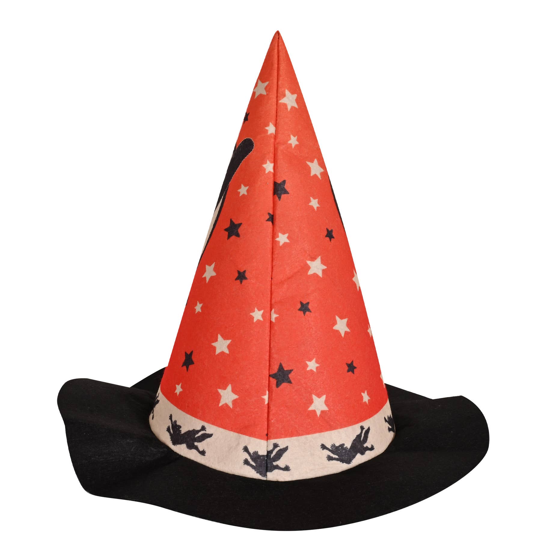 Beistle - Wholesale Party Hat/Crown - Vintage Halloween Felt Scratch Cat Witch Hat, 12.5" 1