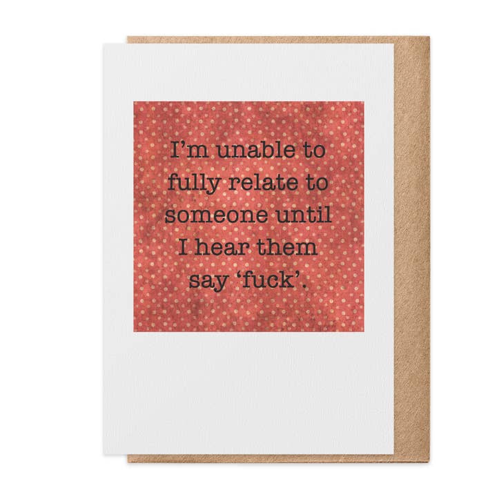 Relate to Someone - Greeting Card for wholesale by Paisley & Parsley