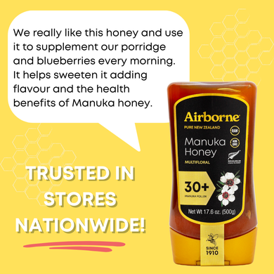Airborne Honey USA – wholesale Honey – Manuka 30+ Multifloral Honey | Raw | Unfiltered 3