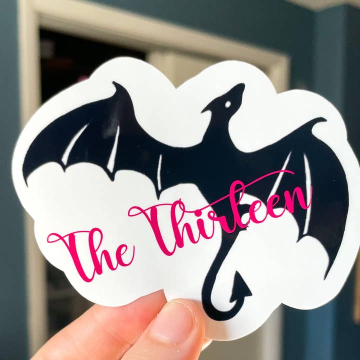 Officially Licensed Throne of Glass - The Thirteen Sticker for wholesale by Treasured Tropes Paper Co