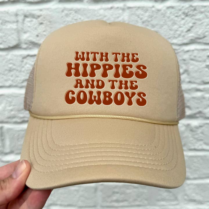 Met de hippies en de cowboys - Western Trucker Hat voor wholesale door Western Wholesale