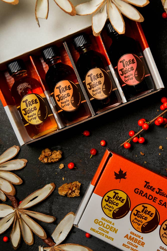 Tree Juice Maple Syrup - Wholesale Maple Syrup - Tree Juice Maple Syrup Grade Sample Pack7