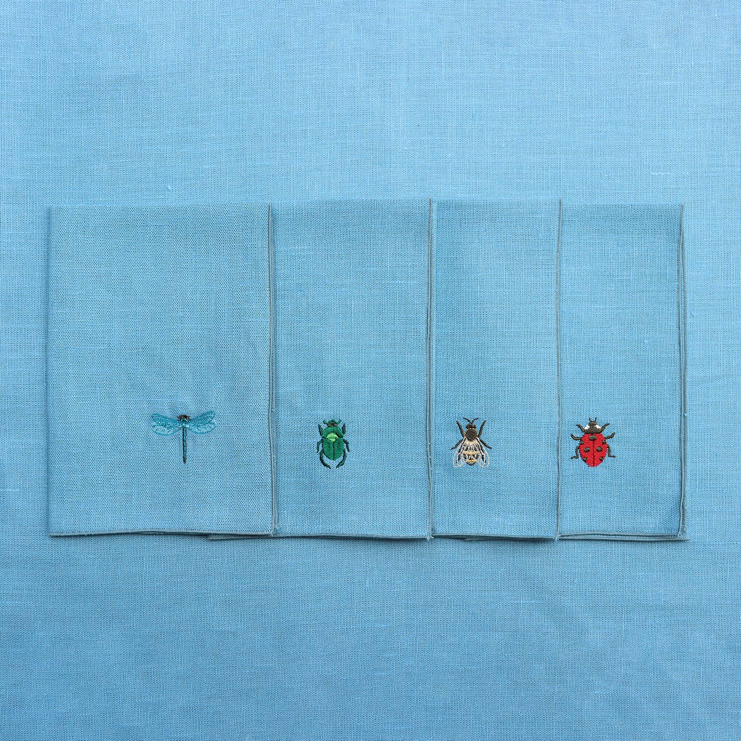 Giardino Segreto – Großhandel Papier- & Stoffserviette – INSECT Leinenserviette6