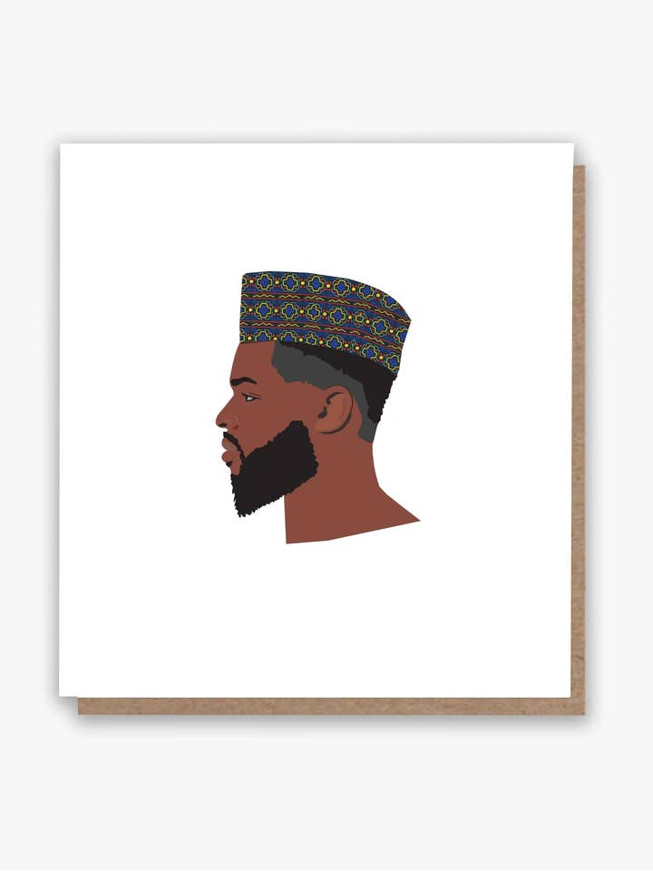 Black Male Birthday Card 3 for wholesale by All Shades