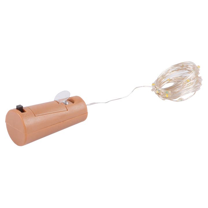 Rinkit Ltd - Wholesale String Lights - Warm 20 LED Bottle Lights with Cork - By Kingavon