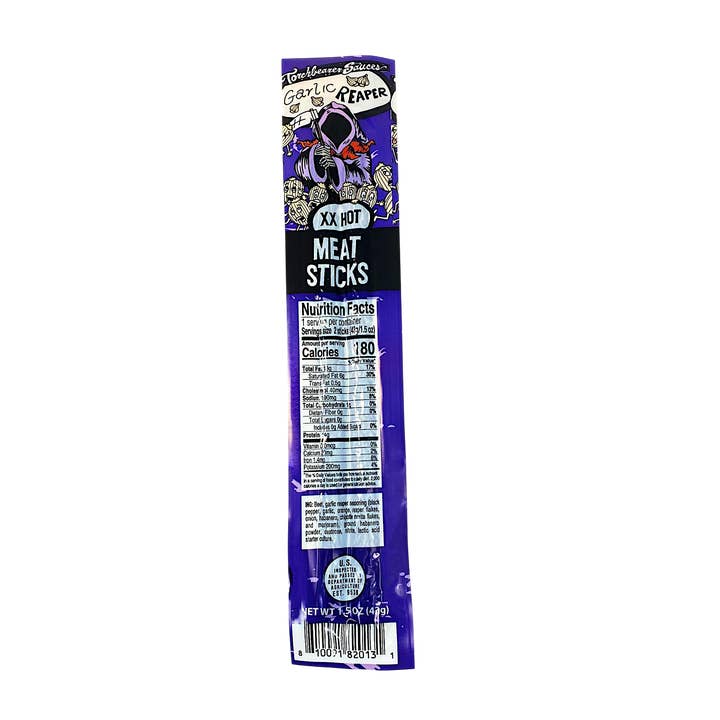 TorchBearer Sauces - Wholesale Jerky - Garlic Reaper Meat Sticks3
