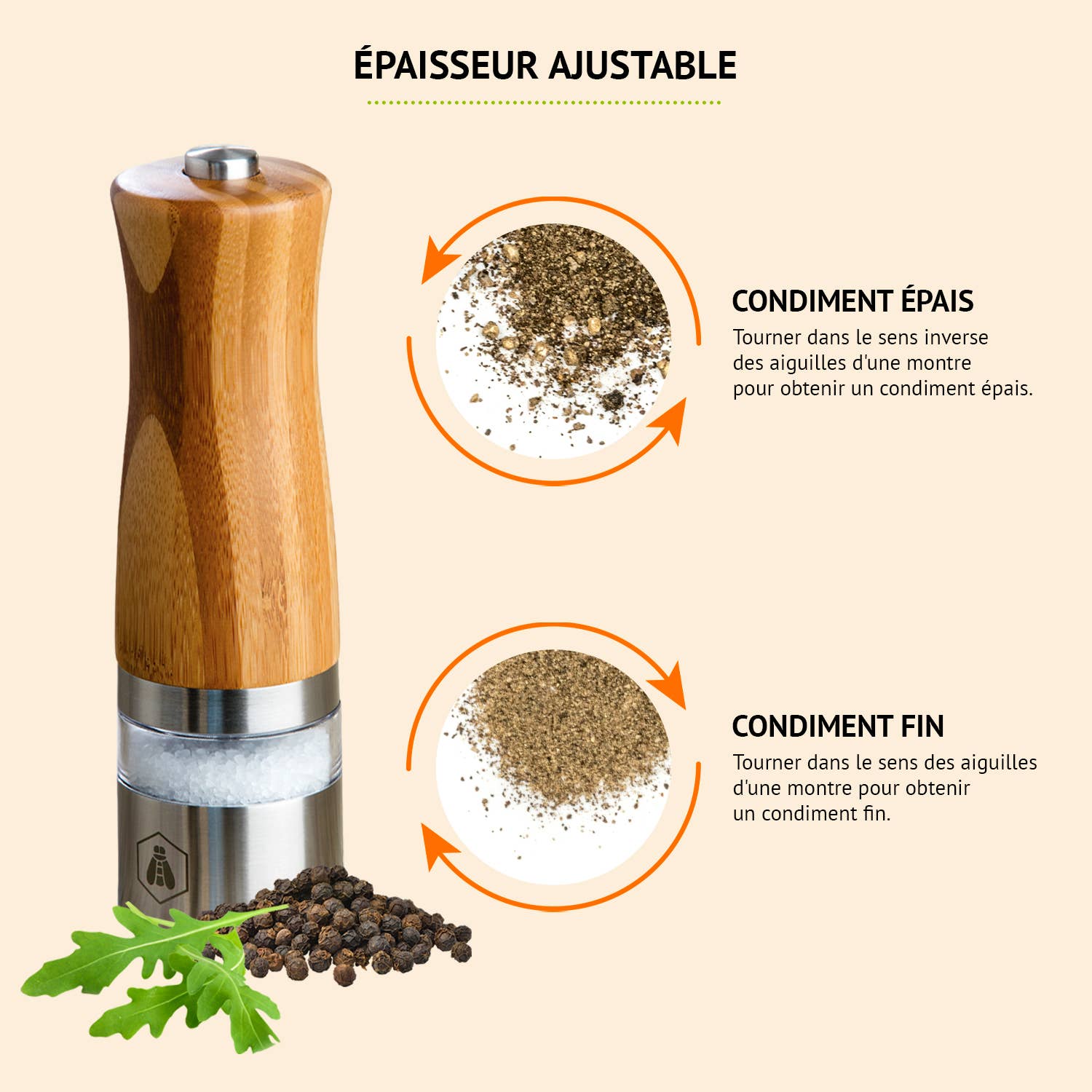 Laguiole - Wholesale Spice Mill - Electric salt and pepper mill5