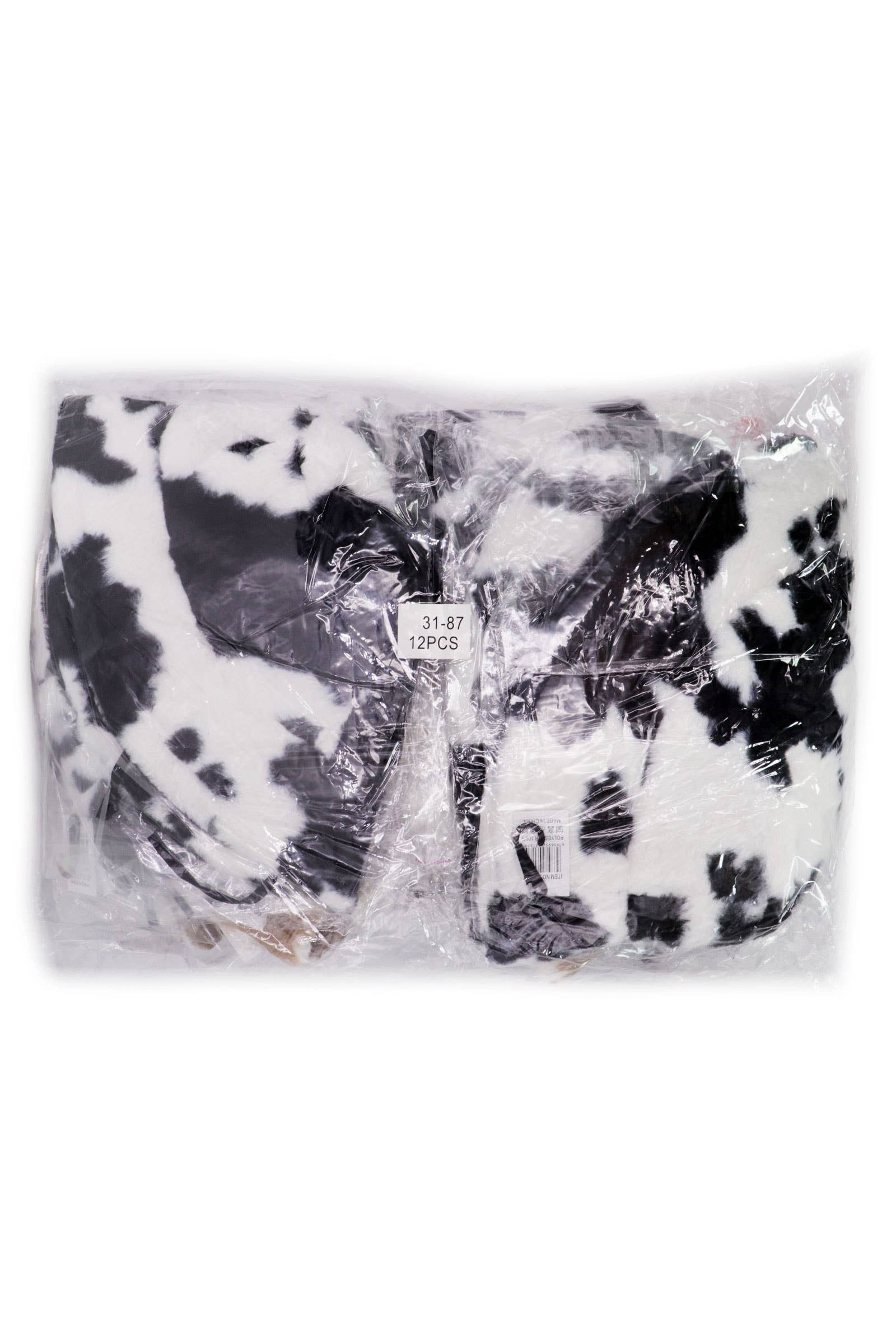 Cap Zone - Wholesale Bucket Hat - Women's - Cow Print Fluffy Faux Fur Bucket Hat13