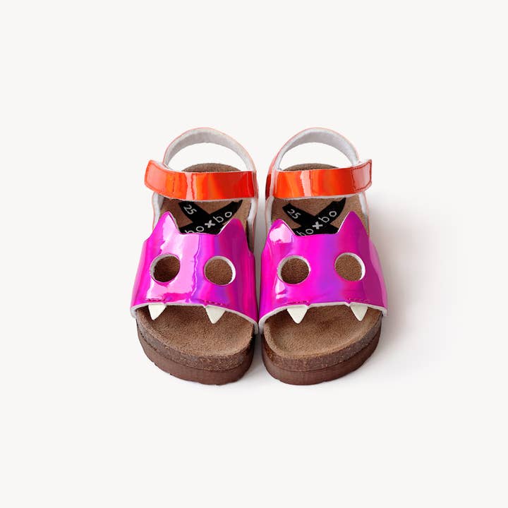 Summer Vibes! Natural Cork Sandal d'été | Fuschia FOX for wholesale by BOXBO