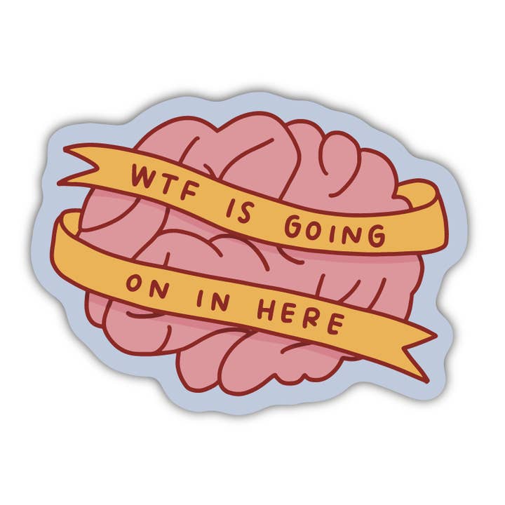 Kyn You Believe It - Wholesale Sticker - WTF Is Going On In Here Sticker0