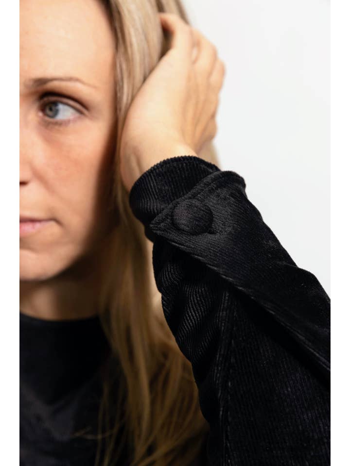 CQuinn - Wholesale Blouse - Women's - Rosemary Shrug - Black2