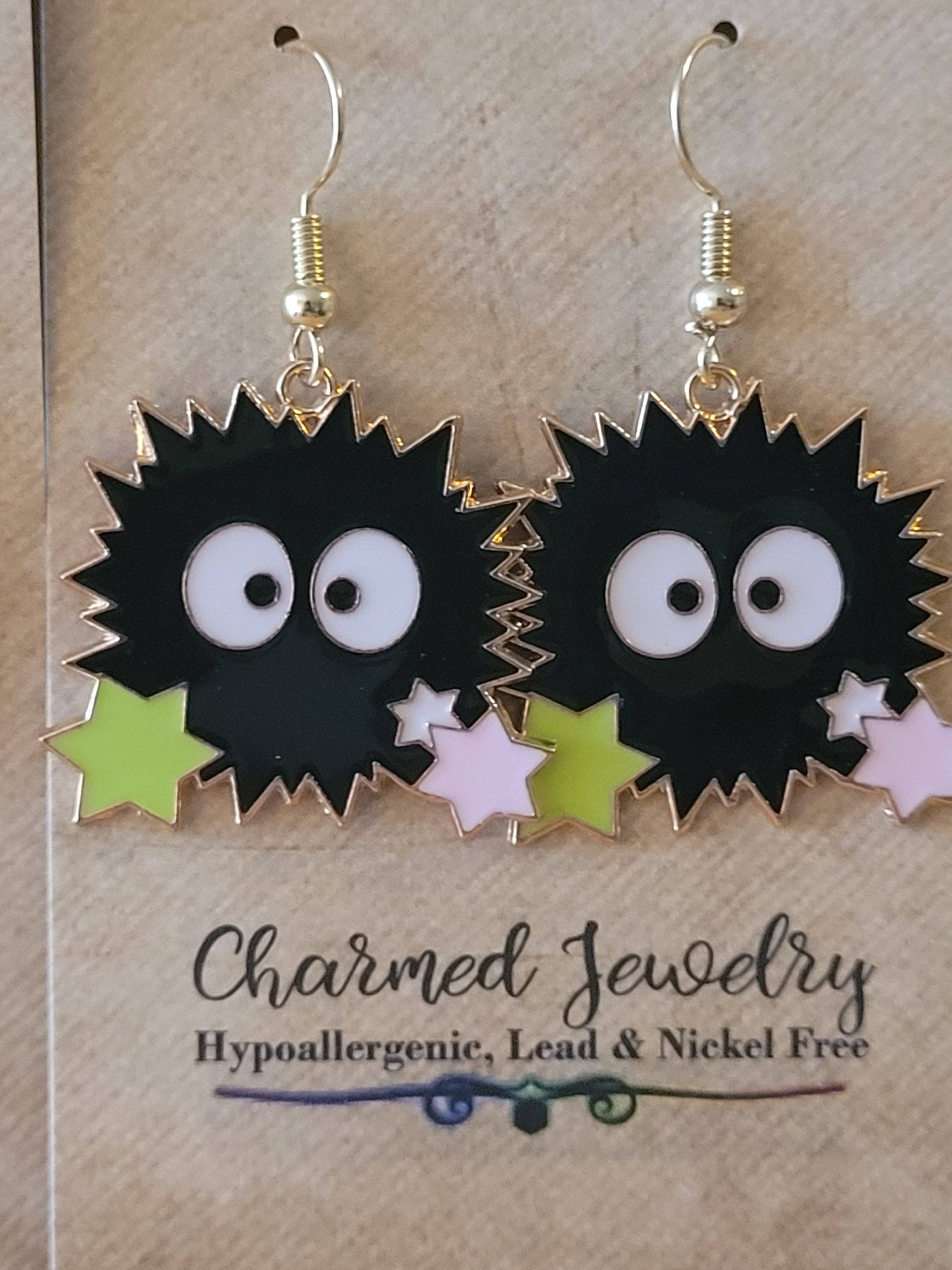 Con-Quest Crafts - Wholesale Dangle Earrings - Anime Inspired Earrings, Necklaces inspired by studio Ghibli10