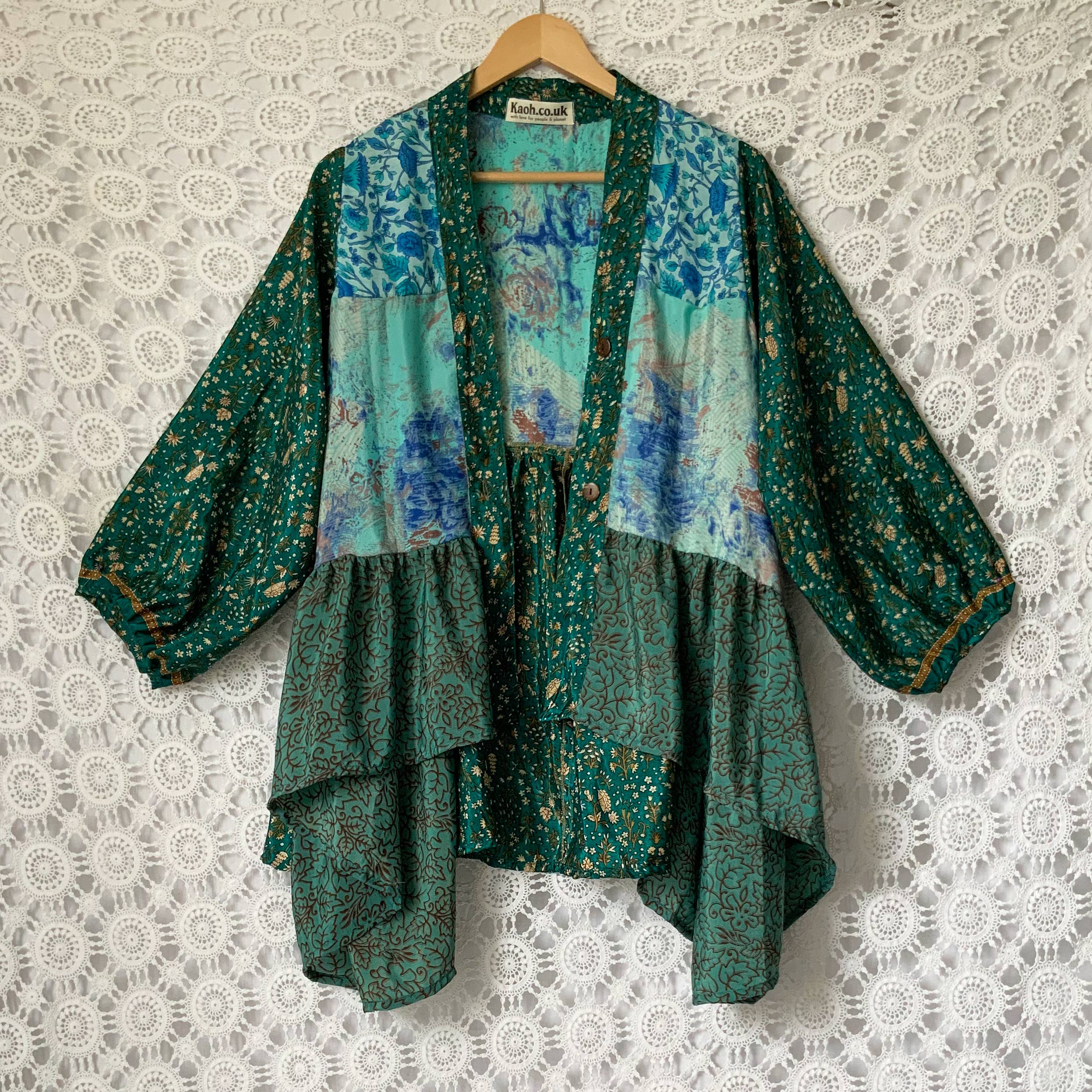 Kaohinani – wholesale Buttoned-down shirt – Women's – Sari Smock Shirt14