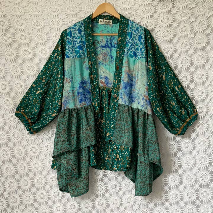 Kaohinani – wholesale Buttoned-down shirt – Women's – Sari Smock Shirt14