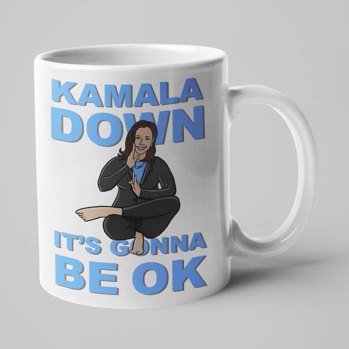Calm Down Caren – wholesale Kaffekoppar – Kamala Ner, det kommer att bli OK - Biden/Harris 2020 kaffemugg0