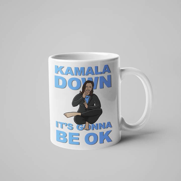 Calm Down Caren – Engroshandel Kaffekrus – Kamala Down, det bliver okay - Biden/Harris 2020 Kaffekrus