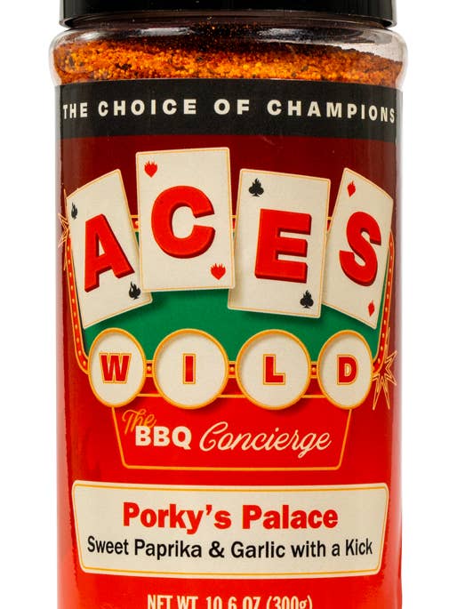 Case of 12 - Porky's Palace for wholesale by Aces Wild BBQ