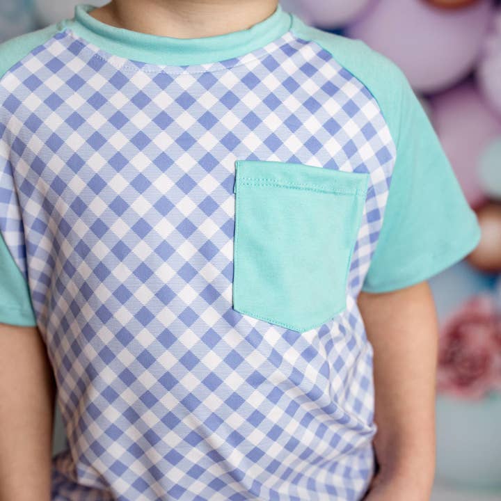 Chemise Vichy Lavender pour la vente par JustForLittles