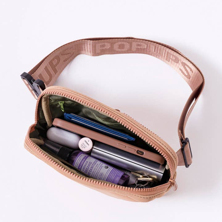 Pop Ups Brand - Wholesale Belt Bag - Women's - FANNY PACK TAN6
