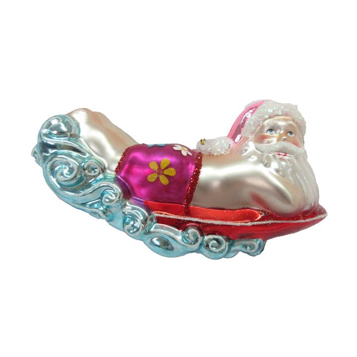 Ornamento de Pai Natal em Prancha de Bodyboard por atacado de December Diamonds