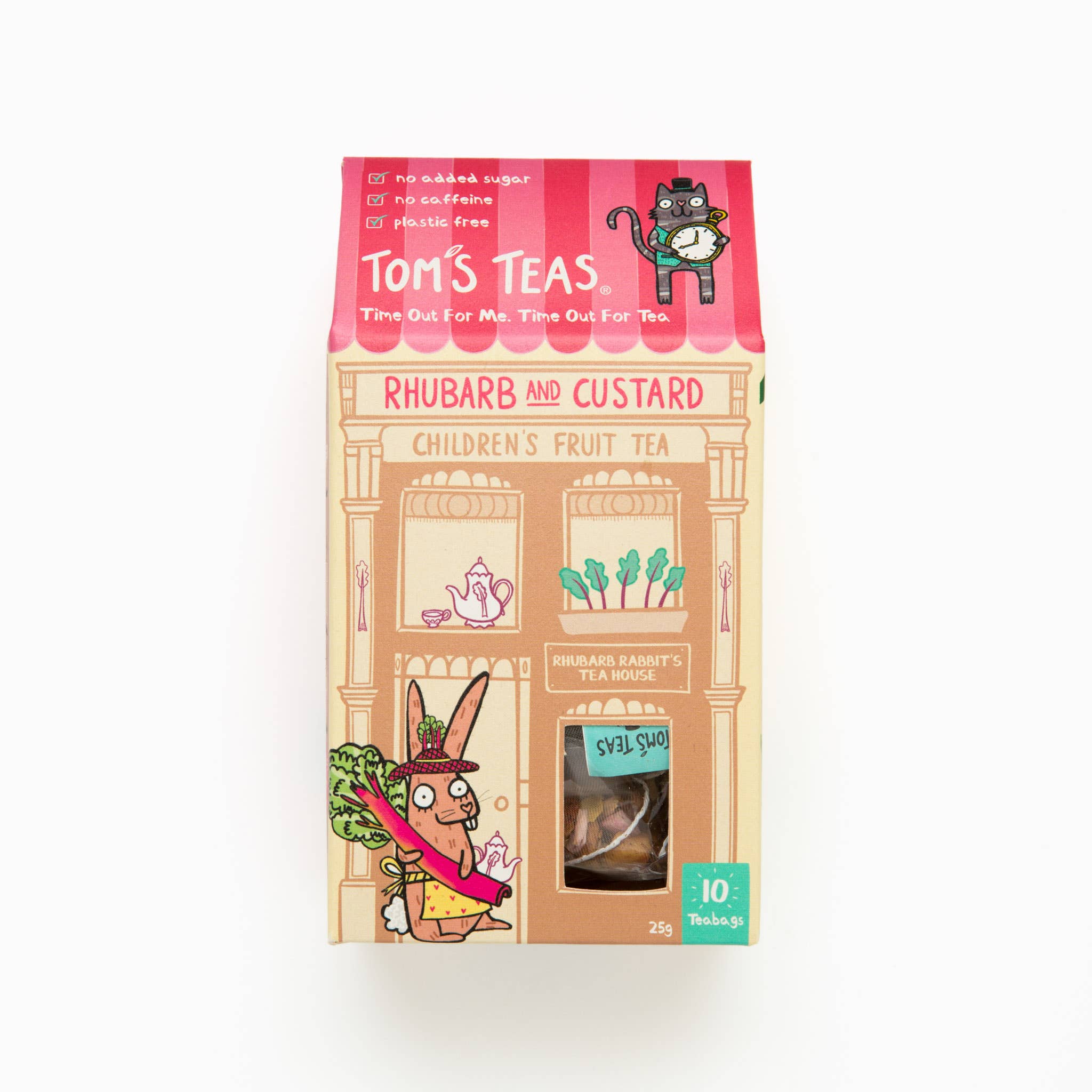 Tom's Teas – wholesale Health/detox tea – Rhubarb and Custard - children's fruit tea1