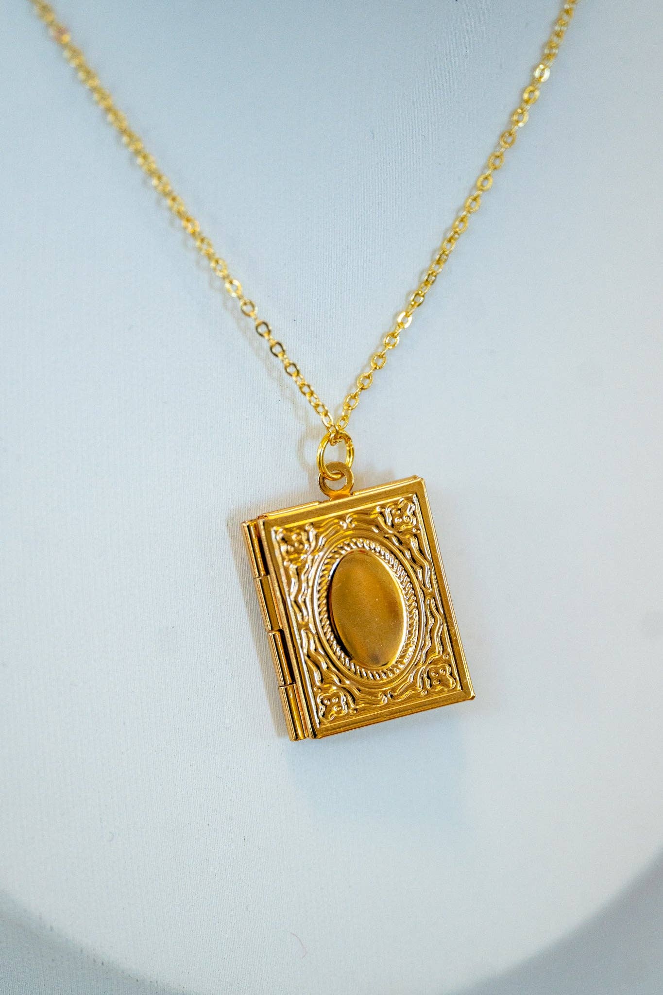 Bluebird & Co. - Wholesale Locket Necklace - Book Locket1