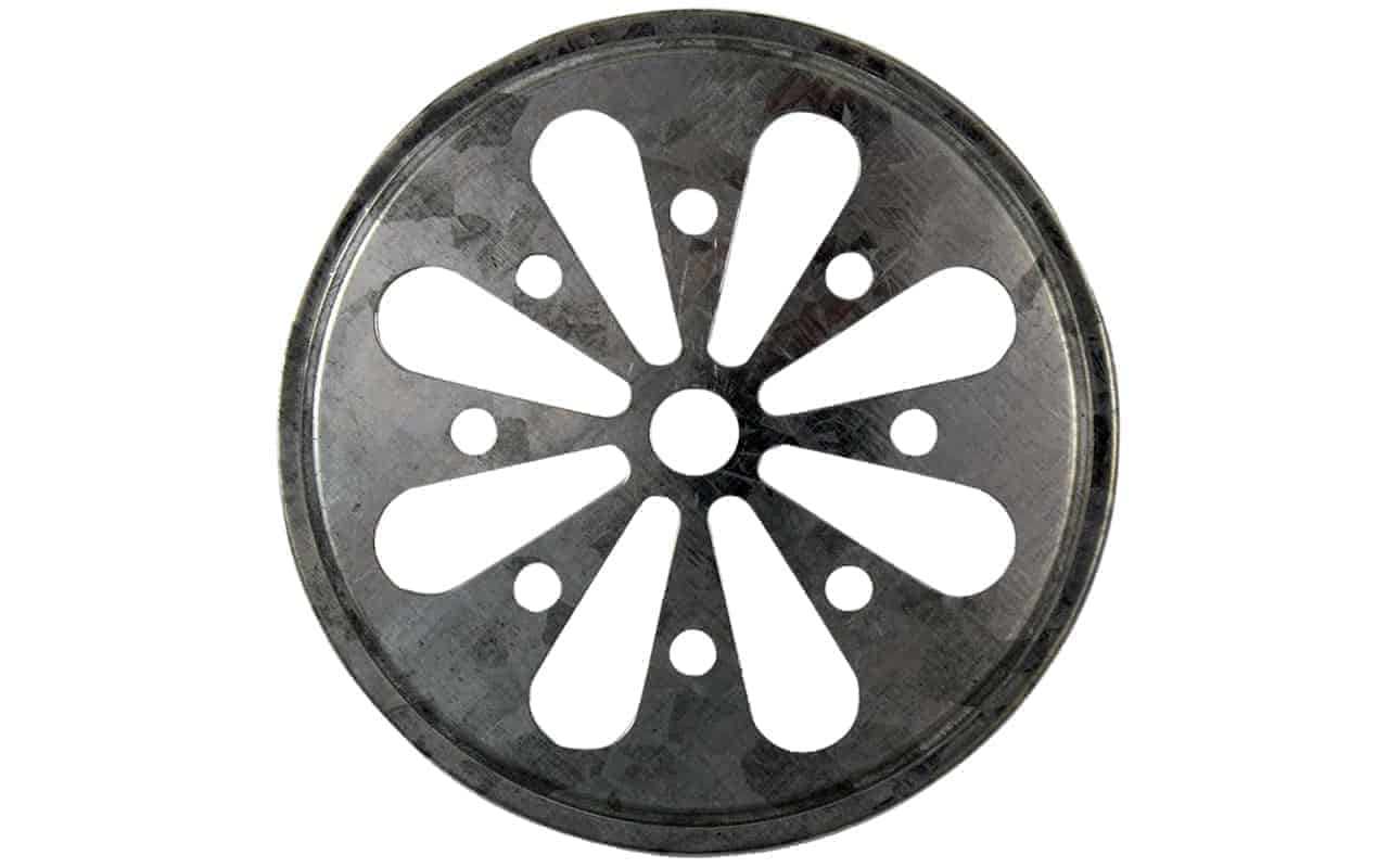 Mason Jar Lifestyle - Wholesale Drink Lids - Daisy Cut Galvanized Metal Lid Inserts for Mason Jars 10 Pack2