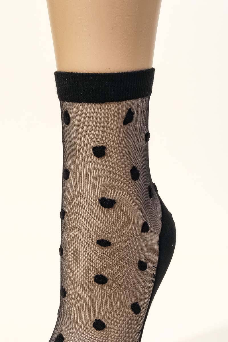Anarchy Street - Wholesale Socks - Women's - Polka Dot Mesh Socks1