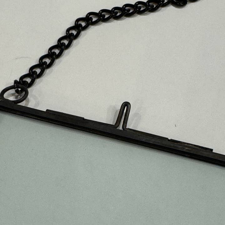 Monahan Papers - Wholesale Picture Frame - 4" x 4" Black Zink Glass Frame2