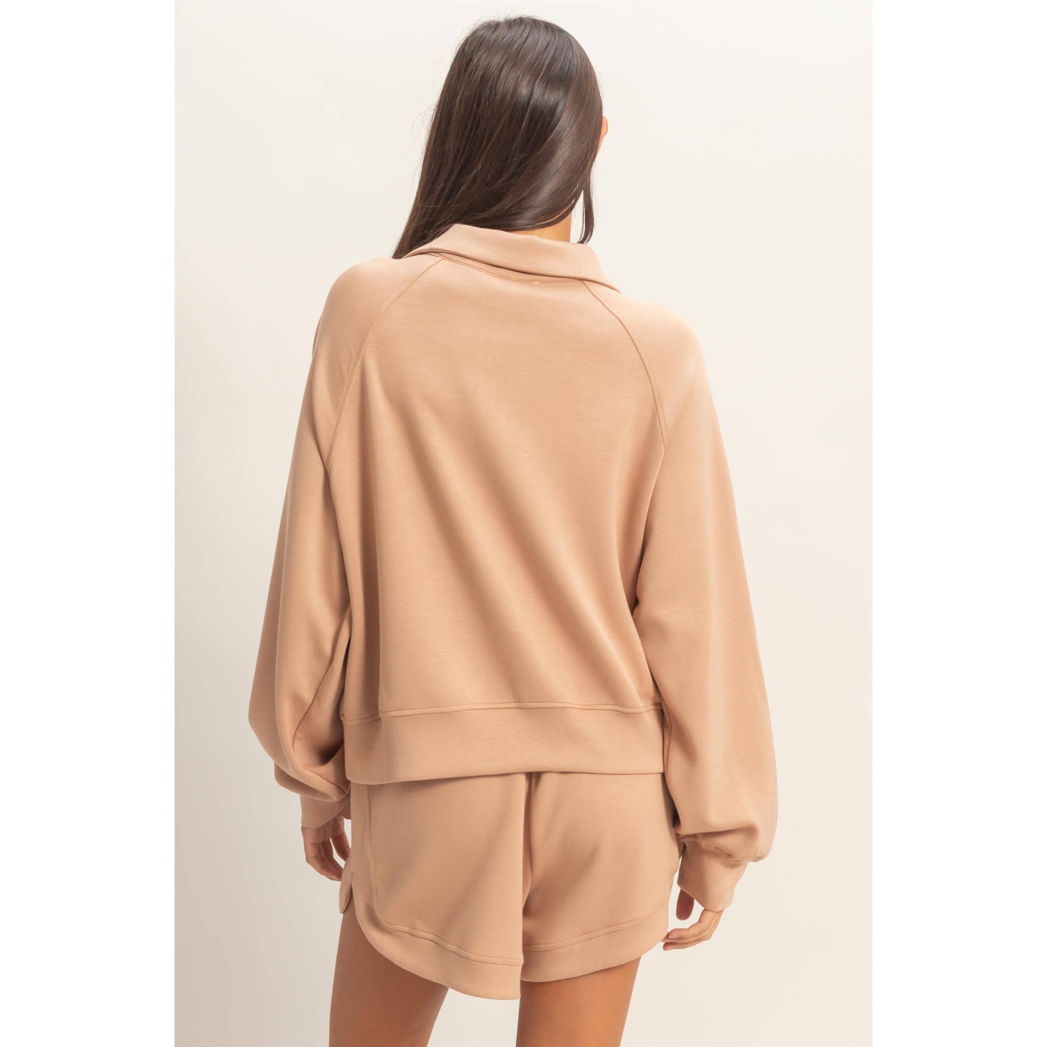 HYFVE - Wholesale Sweatshirt - Women's - Half-Zip Collar Pullover32