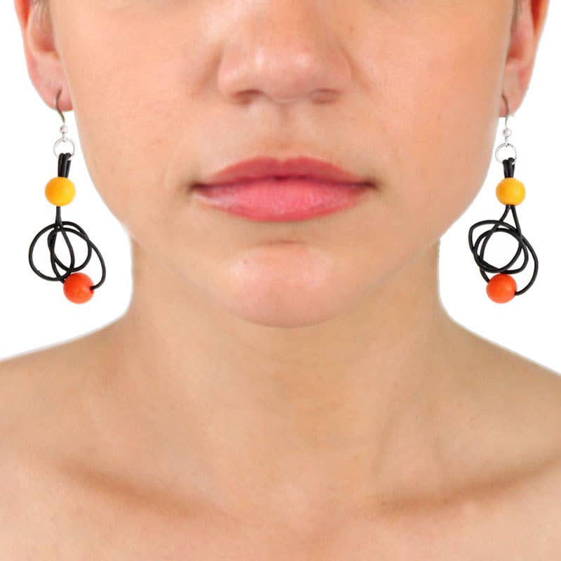 Muichic Natural Jewelry - Wholesale Dangle Earrings - Doodle Acai Earrings Handmade Fairtrade Lightweight1