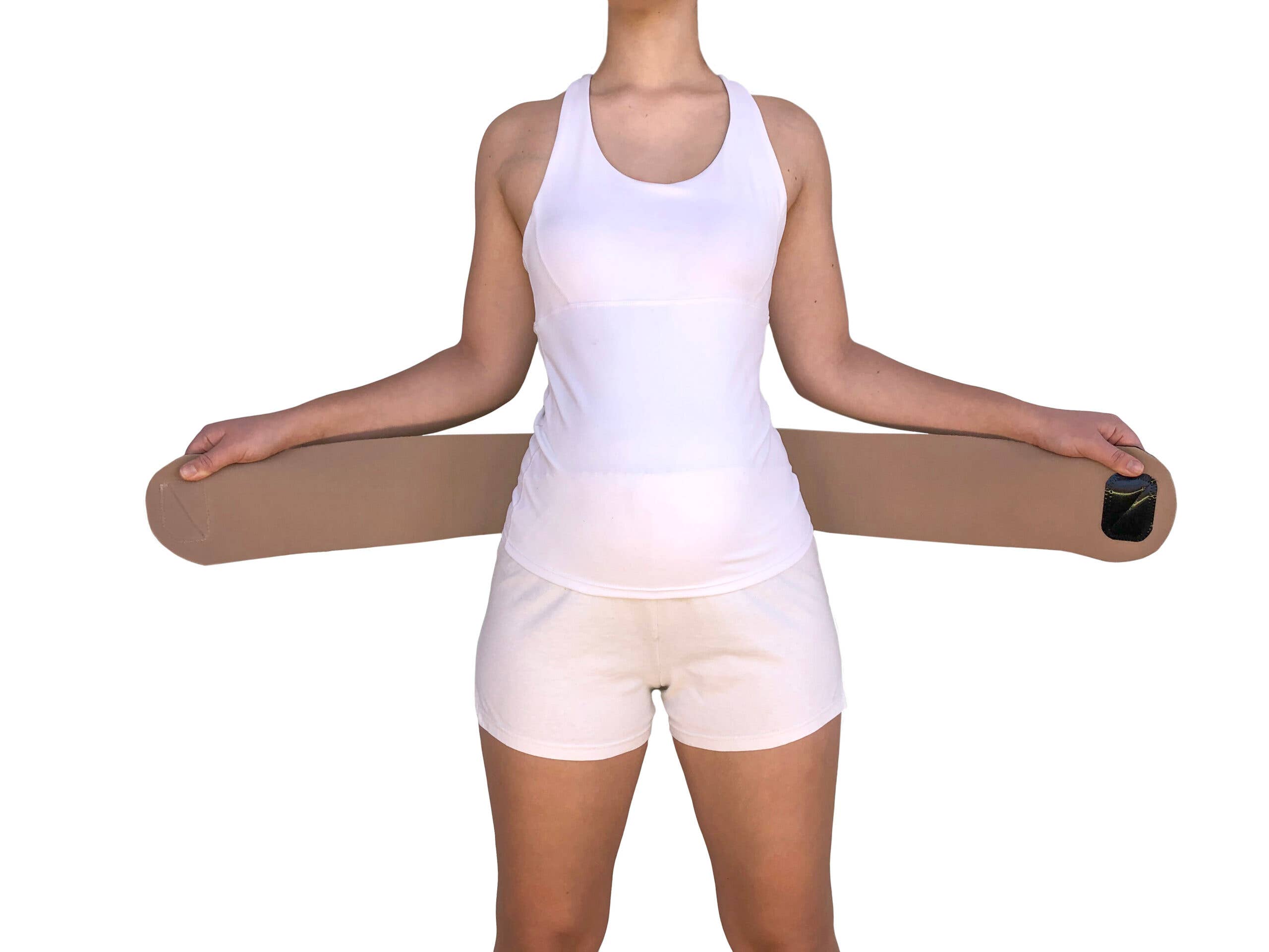 CABEA®, llc - Wholesale Belly Band - Maternity - Flip-It Reversible Belly Band- Black and Beige2