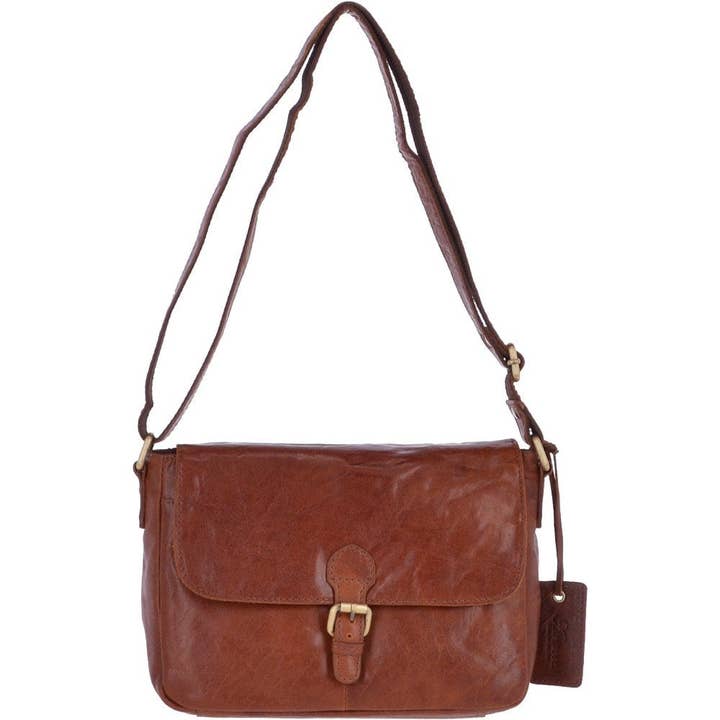 Ashwood - Wholesale Crossbodytas - Dames - Ashwood Vintage lederen schoudertas met crossbody: G22