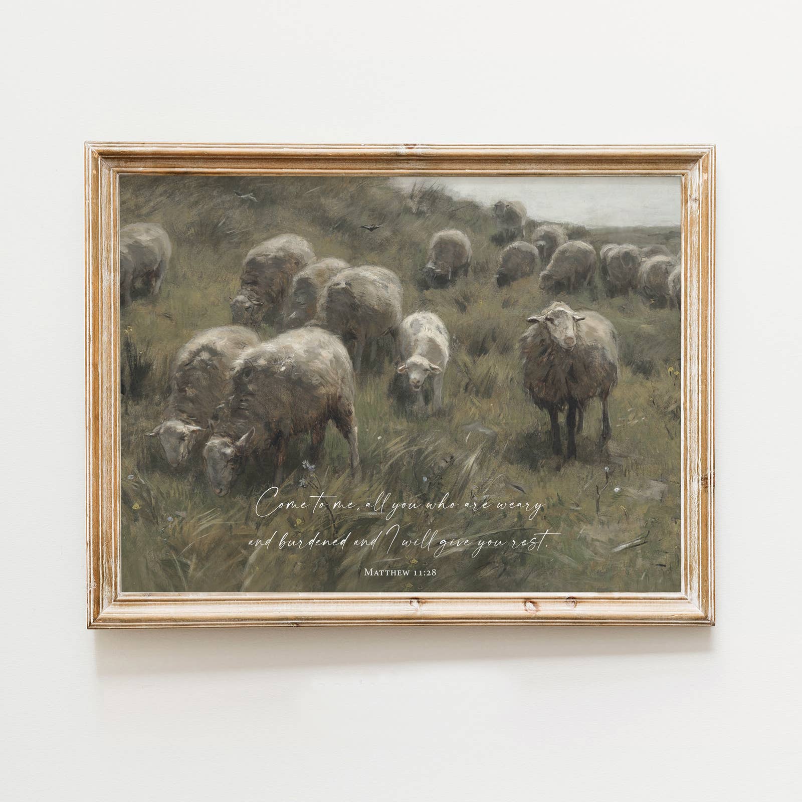 Rooted in Truth - Wholesale Art Print - Come to Me Scripture Wall Art Print Christian Decor, Nature0