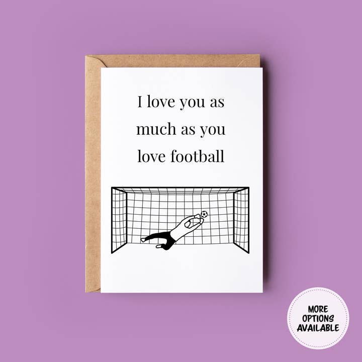 Jag älskar dig lika mycket som du älskar för wholesale av Wonky Cards