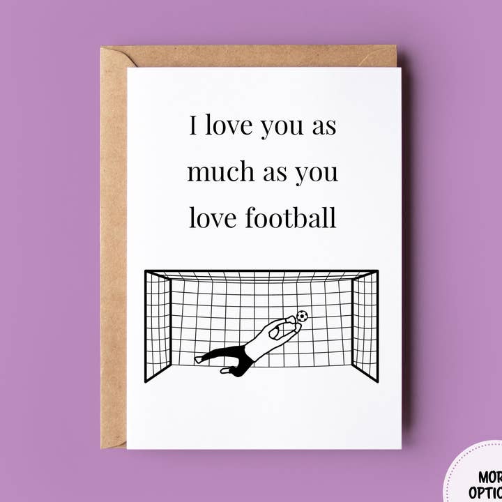 Wonky Cards - Wholesale Love Card - I Love You as Much as You Love