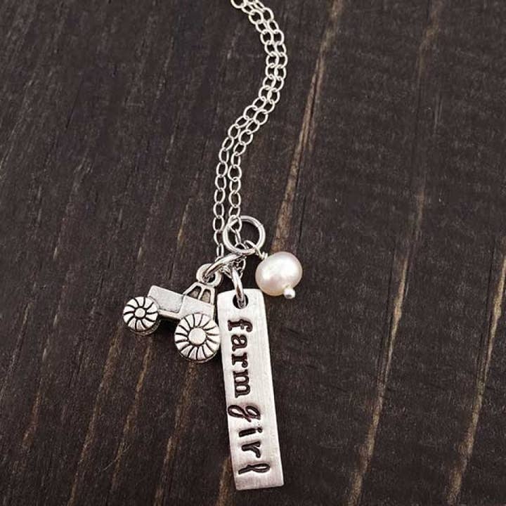 The Vintage Pearl - Wholesale Pendant/Charm Necklace - Farm Girl Necklace